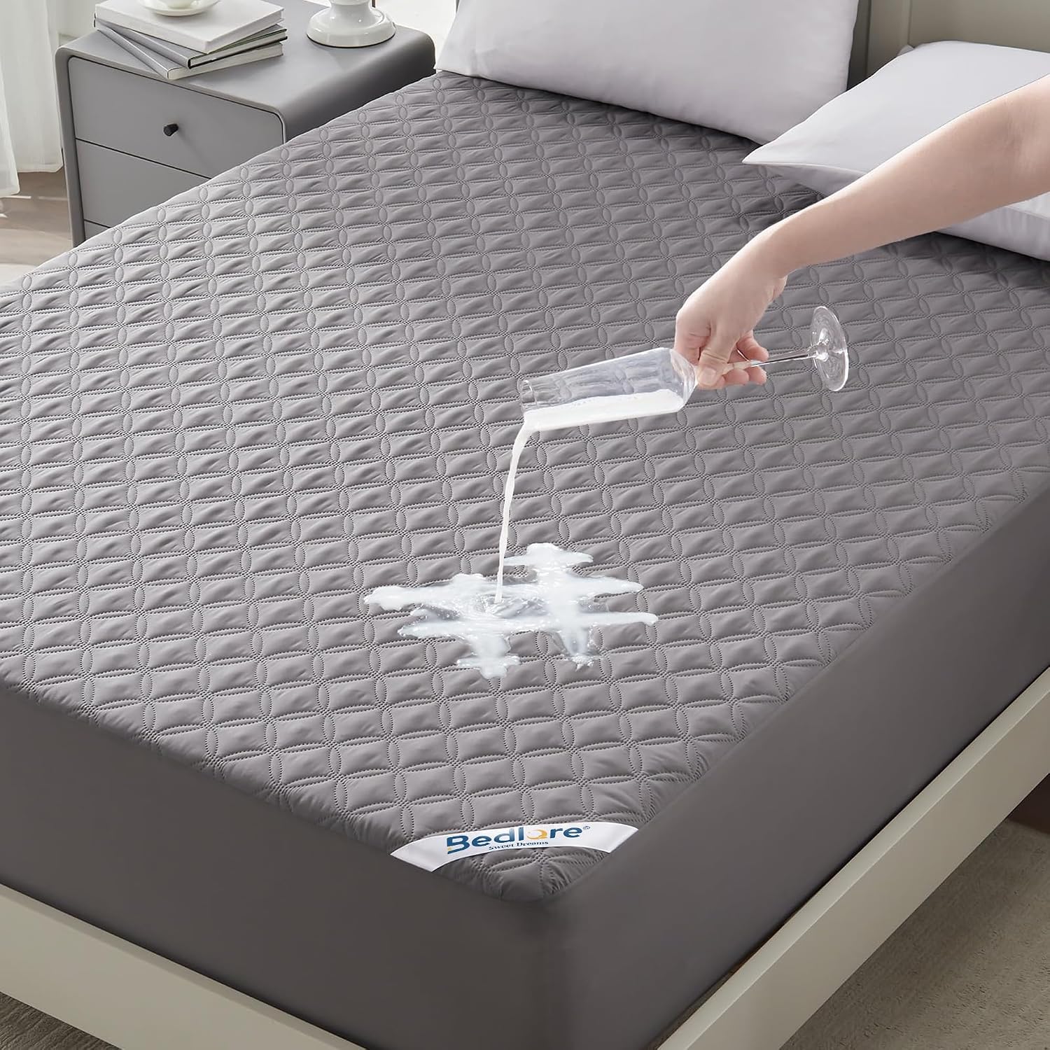 BEDLORE Waterproof King Mattress Protector — Deep Pocket