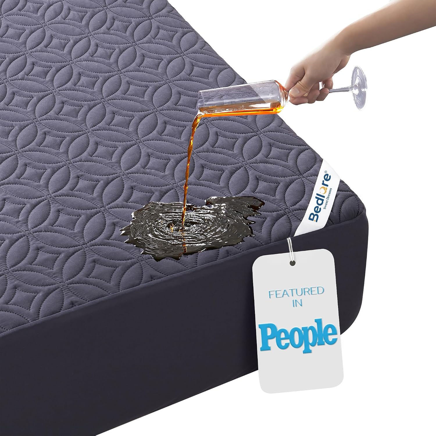 BEDLORE Waterproof Mattress Protector — Queen, Deep Pocket 6"–18"