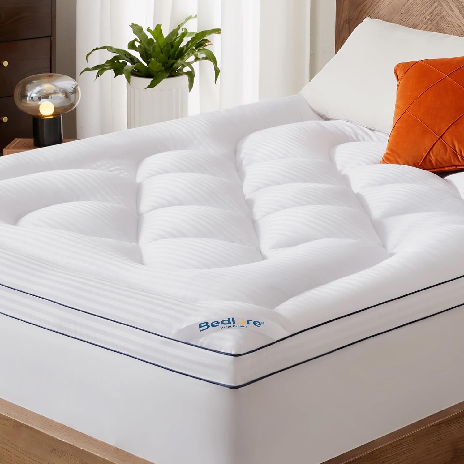 BEDLORE Mattress Pad — Queen, for Back Pain Relief